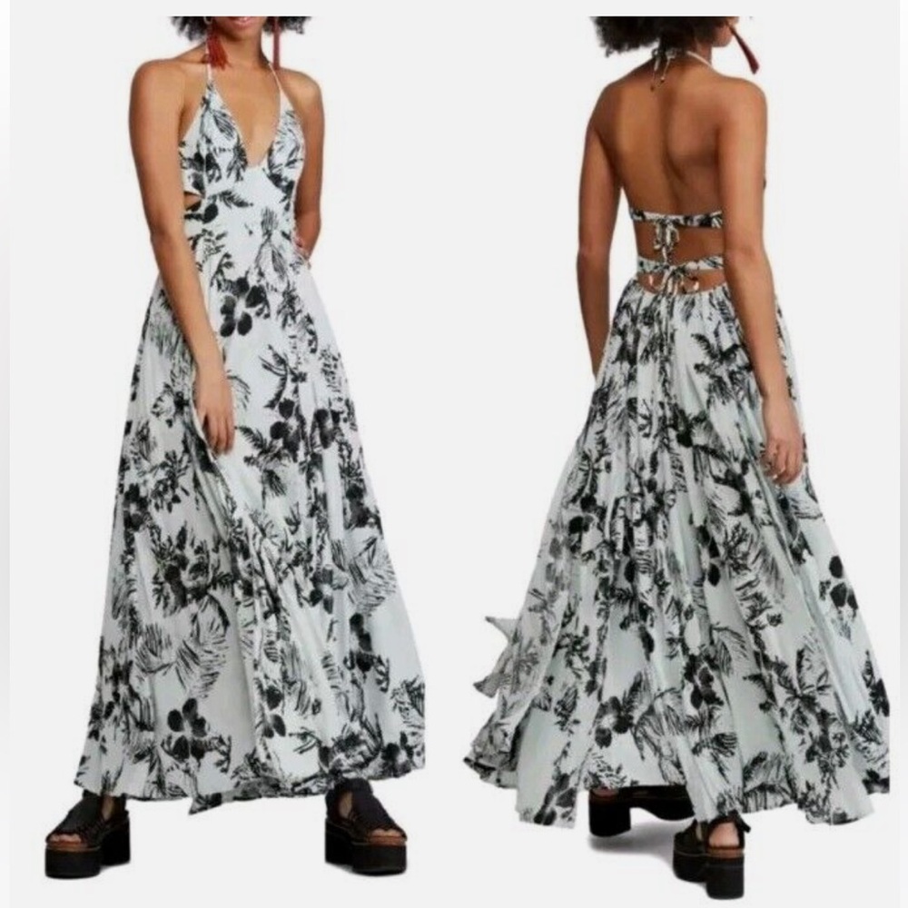 FP Lille Printed Maxi Dress in Celadon